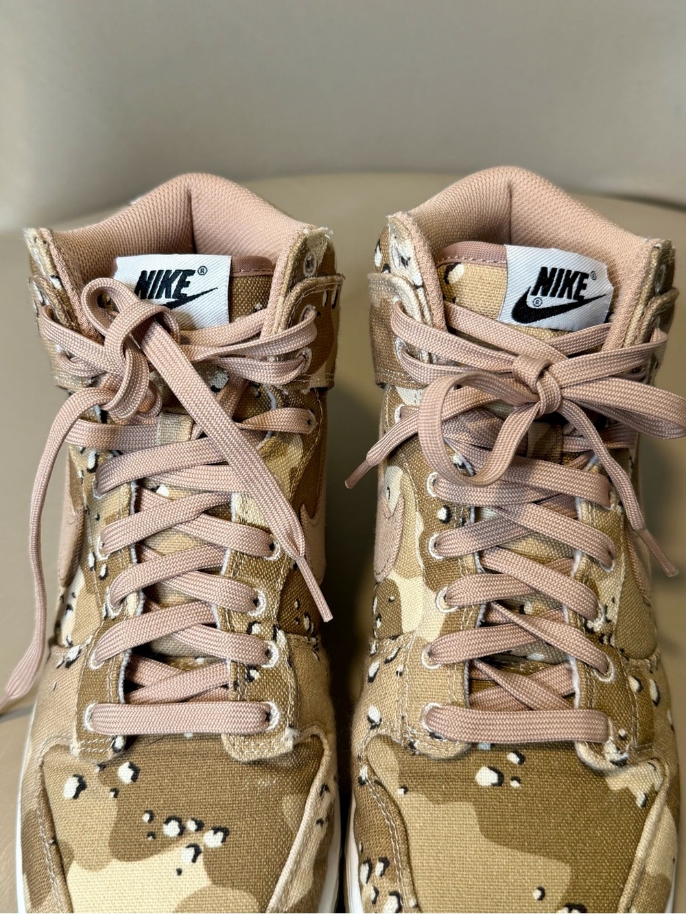 Nike Women's Dunk High Desert Camo Sneakers. Size 8. - Picture 13 of 16